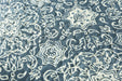 DaDa Bedding Bohemian Navy Blue Floral Medallion Quilted Bedspread Set (14932-3) - DaDa Bedding Collection