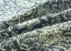 DaDa Bedding Bohemian Navy Blue Floral Medallion Quilted Bedspread Set (14932-3) - DaDa Bedding Collection