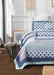DaDa Bedding Mediterranean Blue Mint Green Patchwork Quilted Bedspread Set (JHW-884) - DaDa Bedding Collection