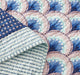 DaDa Bedding Mediterranean Blue Mint Green Patchwork Quilted Bedspread Set (JHW-884) - DaDa Bedding Collection