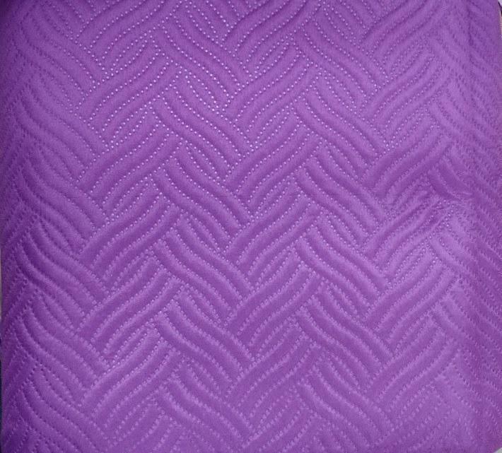DaDa Bedding Midnight Vineyard Purple Lightweight Quilted Coverlet Bedspread Set (LH188) - DaDa Bedding Collection