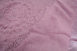 DaDa Bedding Mushy Ribbon Soft Warm Pink Fleece Coverlet Bedspread Set (YG1002Purple) - DaDa Bedding Collection
