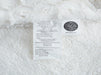DaDa Bedding Luxury White Roses Fluffy Soft Sherpa Backside Faux Fur Throw Blanket (K11) - DaDa Bedding Collection
