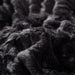DaDa Bedding Luxury Midnight Black Sherpa Backside Faux Fur Throw Blanket (3) - DaDa Bedding Collection
