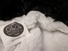 DaDa Bedding Luxury Midnight Black Sherpa Backside Faux Fur Throw Blanket (3) - DaDa Bedding Collection
