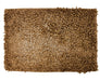 DaDa Bedding Coffee Brown Shaggy Soft Chenille Noodle Carpet Rug Bath Mat - DaDa Bedding Collection