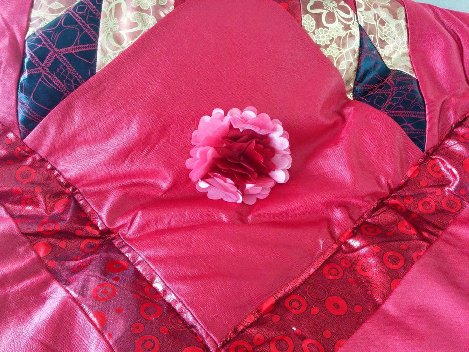 DaDa Bedding Crimson Cherry Red Floral Romantic Victorian Comforter Set, Twin, 3-PCS (BM3795L) - DaDa Bedding Collection