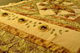 DaDa Bedding Floral Sun Sandy Beige Green Bedspread Comforter Set - Twin Size  (BM6118L) - DaDa Bedding Collection