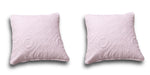 DaDa Bedding Set of Two Elegant Floral Country Rose Pink Throw Pillow Covers, 18" x 18",  2-PCS (JHW860) - DaDa Bedding Collection