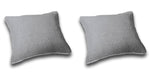 DaDa Bedding Set of Two Elegant Floral Grey Diamond Throw Pillow Covers, 18",  2-PCS (JHW855) - DaDa Bedding Collection