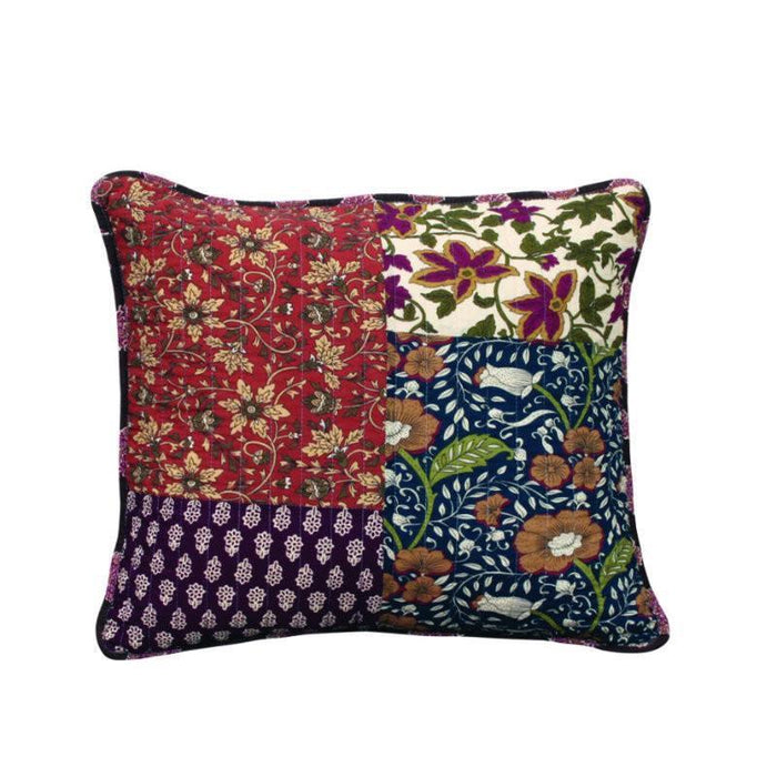 DaDa Bedding Set of Two Floral Masterpiece Bohemian Patchwork Cushion Covers - 2-PCS - 18" - DaDa Bedding Collection