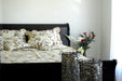 DaDa Bedding Set of Two Rose Garden Square Cushion Covers - 18" - 2-PCS - DaDa Bedding Collection