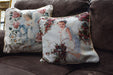Tache Cupid's Horn 18 x 18 Inch Woven Tapestry Throw Pillow Cushion Cover - DaDa Bedding Collection