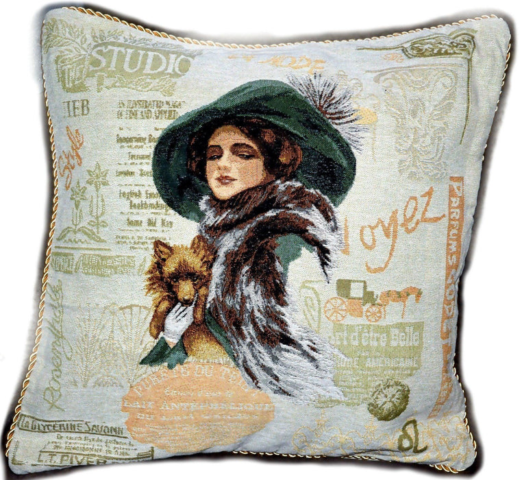 Tache Puppy Day Out Throw Pillow Cushion Cover - DaDa Bedding Collection