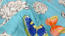 Tache Cotton Butterfly Wonderland  Foral Colorful Cotton Blue Girly Duvet Set - DaDa Bedding Collection