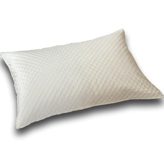 DaDa Bedding Dreamy Soft Velvet Ivory White Velour Quilted King Pillow Sham,  20” x 36” (JHW861) - DaDa Bedding Collection