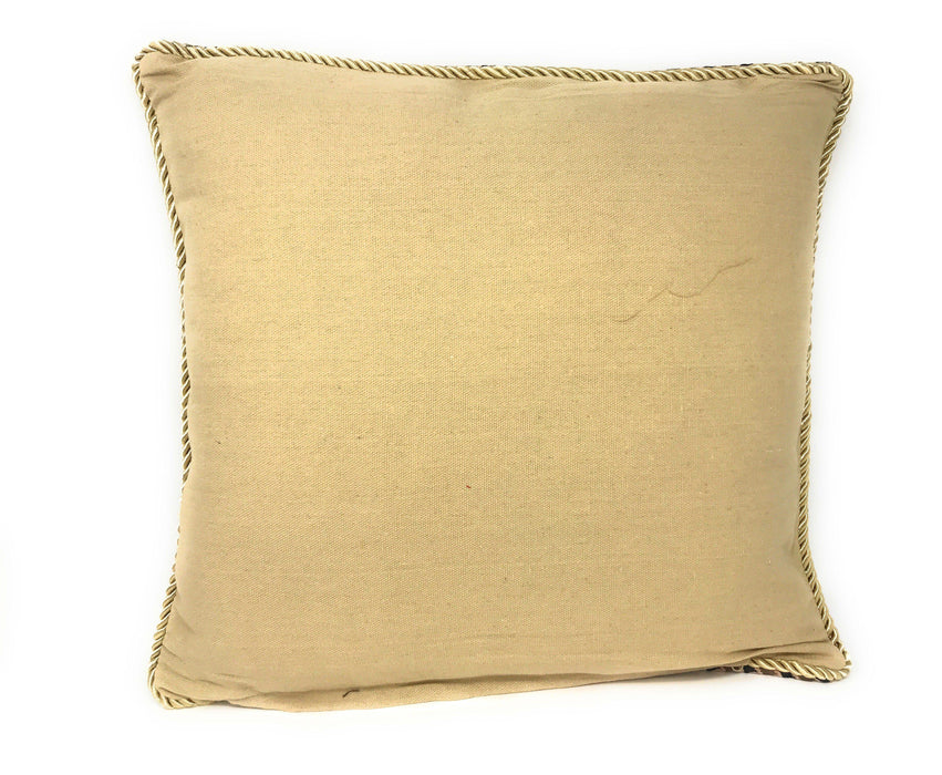 DaDa Bedding Set of 2-Pieces Postcard Milan Tapestry Throw Pillow Covers w/ Pillow Inserts, 18" x 18" - DaDa Bedding Collection