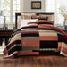 DaDa Bedding Classical Warm Desert Sands Cotton Velveteen Patchwork Bedspread Set (JHW-577) - DaDa Bedding Collection