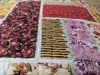 DaDa Bedding Cottage Red Floral Garden Scalloped Cotton Patchwork Quilted Bedspread Set (DXJ103269) - DaDa Bedding Collection
