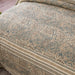 DaDa Bedding Paisley Paradise Bohemian Olive Green Cotton Bedspread Set (DXJ101873) - DaDa Bedding Collection