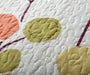 DaDa Bedding Autumn Clementine Orange & White Reversible Bedspread Set - Queen Size - 3-Pieces (KBJ1628) - DaDa Bedding Collection