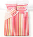 DaDa Bedding Multi-Red Pink Boho Summer Stripes Scalloped Lightweight Coverlet Bedspread Set (DXJ101824) - DaDa Bedding Collection