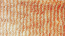 DaDa Bedding Shaggy Soft Rectangle Door Mat Carpet Rug - 20" x 32", Striped Orange & Cream - DaDa Bedding Collection