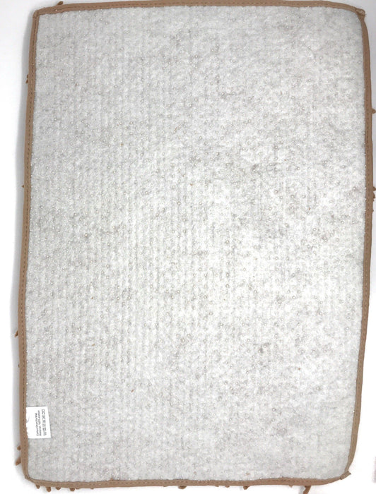 DaDa Bedding Coffee Brown Shaggy Soft Chenille Noodle Carpet Rug Bath Mat - DaDa Bedding Collection