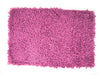DaDa Bedding Fuchsia Magenta Pink Shaggy Soft Chenille Noodle Carpet Rug Bath Mat - DaDa Bedding Collection