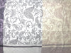 DaDa Bedding Elegant Grey Floral Paisley Pillow Cases - Queen 20" x 30" - 2 Pieces (8222) - DaDa Bedding Collection