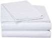 DaDa Bedding White Flat Sheet & Pillow Cases Set (FS098765) - DaDa Bedding Collection