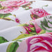 DaDa Bedding Romantic Roses Lovely Spring Pink Floral Garden Fitted & Flat Bed Sheet Set w/ Pillow Cases (JHW879) - DaDa Bedding Collection