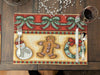 DaDa Bedding Set of 8 Pieces Gingerbread Sweets Holiday Table Tapestry - 4 Placemats, 2 Table Runners, 2 Throw Pillow Covers (12917) - DaDa Bedding Collection