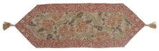 DaDa Bedding Floral Nature Garden Beige Orange Spices Tapestry Table Runner (10072) - DaDa Bedding Collection
