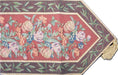 DaDa Bedding Romantic Floral Field of Roses Burgundy Red Tapestry Table Runner (5594) - DaDa Bedding Collection