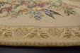 DaDa Bedding Wildflower Diamond Shape Floral Golden Beige Woven Tapestry Table Cloth Runner (3100) - DaDa Bedding Collection