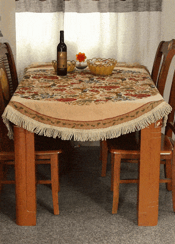 Tache Colorful Floral Country Rustic Morning Meadow Tablecloths - DaDa Bedding Collection