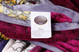 DaDa Bedding Botanical Floral Striped Carnations Mink Flannel Fleece Throw Blanket (XY9829) - DaDa Bedding Collection