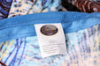 DaDa Bedding Swirly Navy Blue Lagoon Abstract Mink Flannel Fleece Throw Blanket (XY9897) - DaDa Bedding Collection