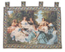 DaDa Bedding 'Her Ladies in Waiting' Spanish Party Classical French Rococo Woven Tapestry Wall Hanging - 36" x 50" - DaDa Bedding Collection